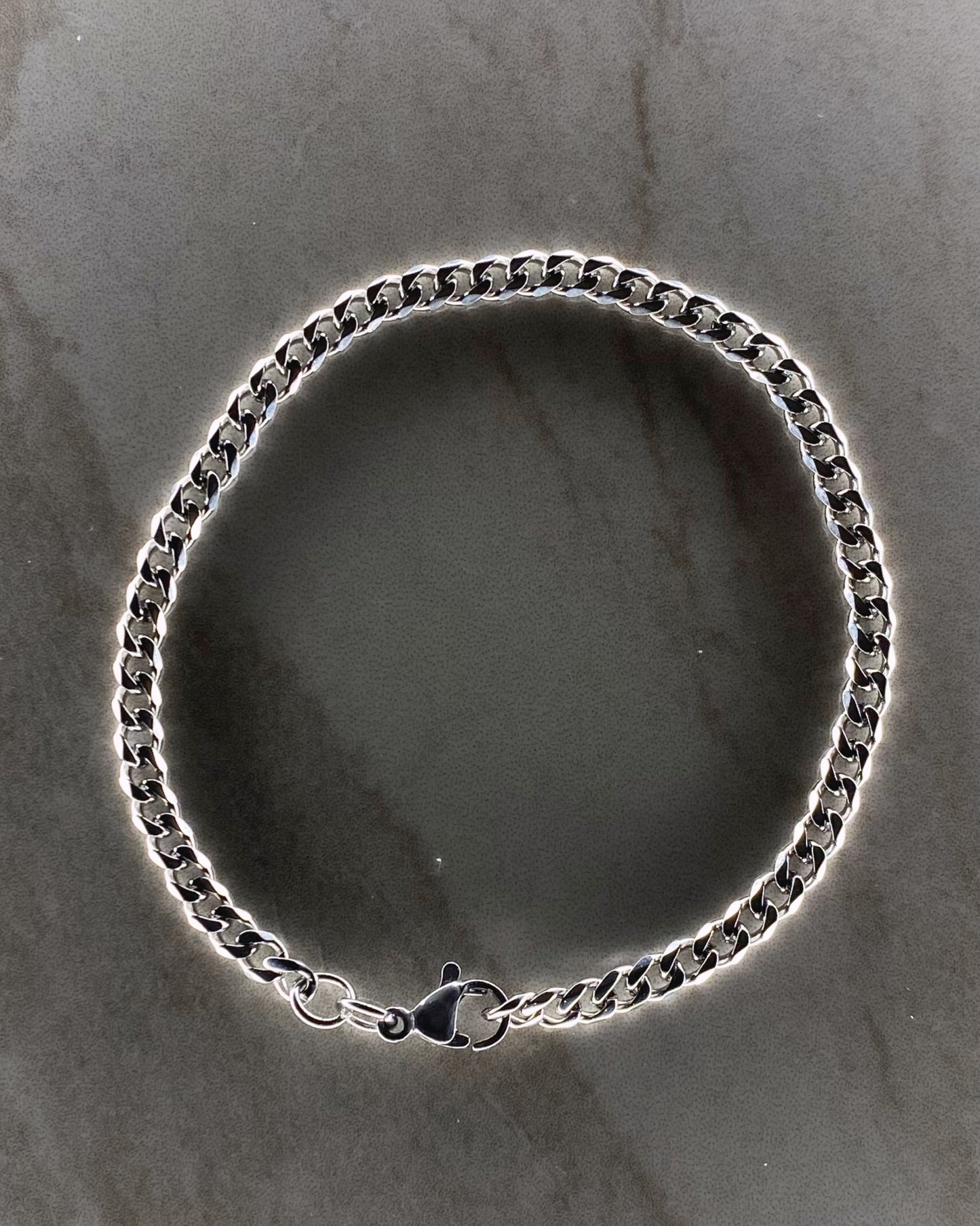 Micro Cuban link bracelet ~ Lé Noir