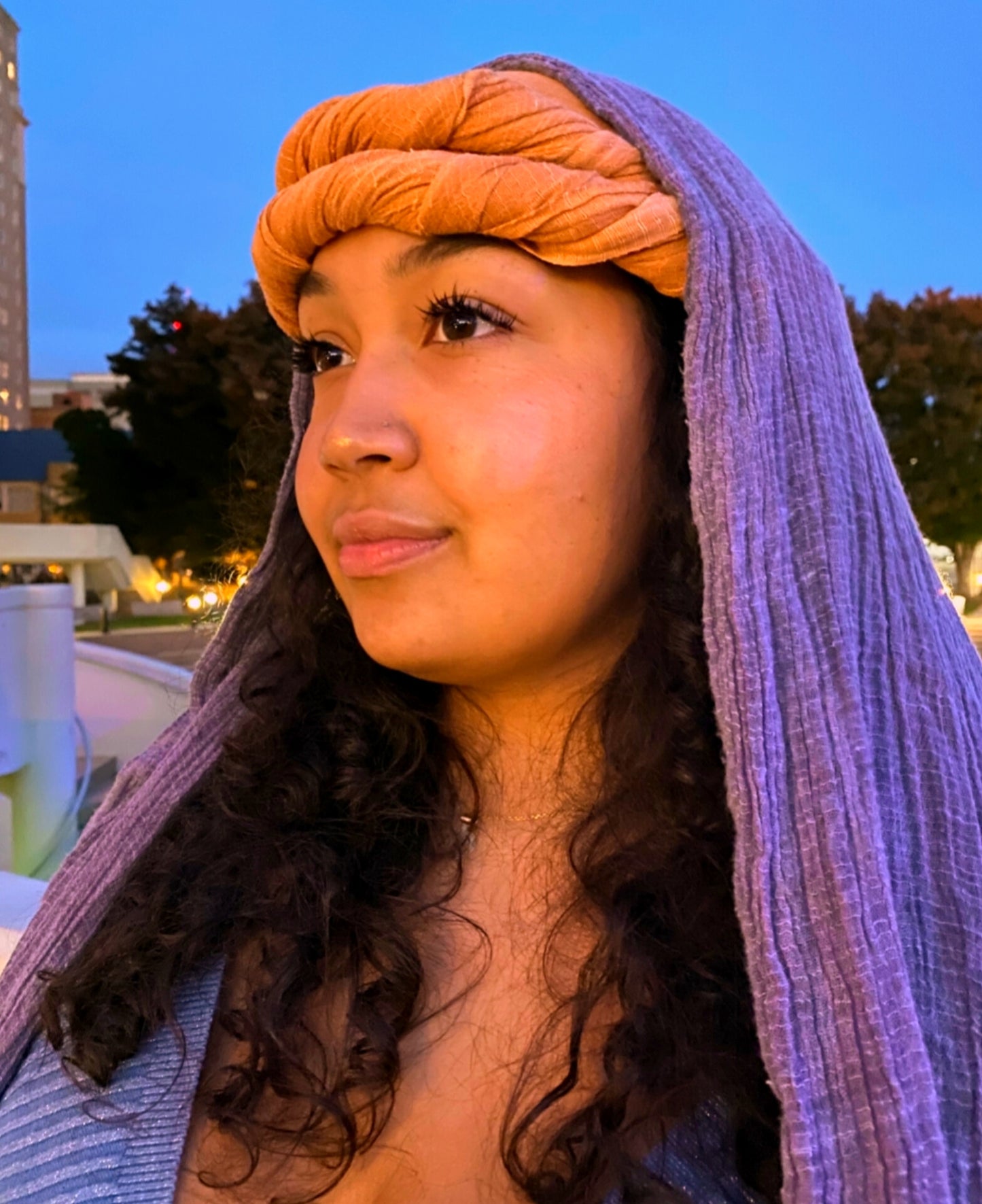 Snts African head wrap ~ spicy chai