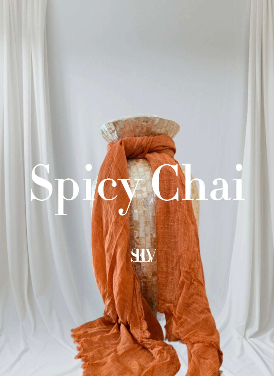 Snts African head wrap ~ spicy chai