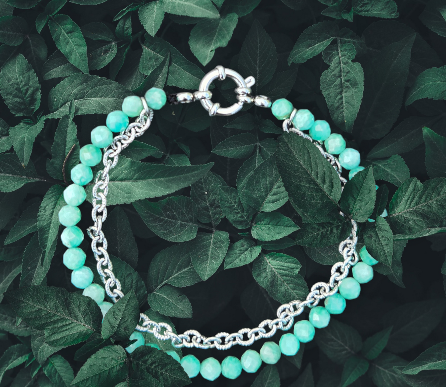 Aqua Benguerra - Hand crafted bracelet. Exclusive to the Mínt collection coming soon~